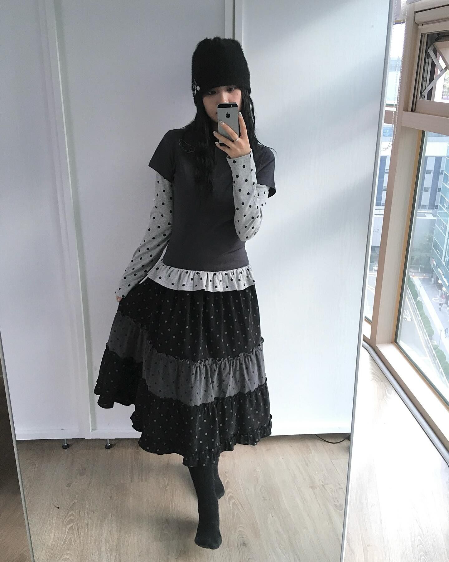 【代購】BAUF 鈕扣毛帽 (2色)