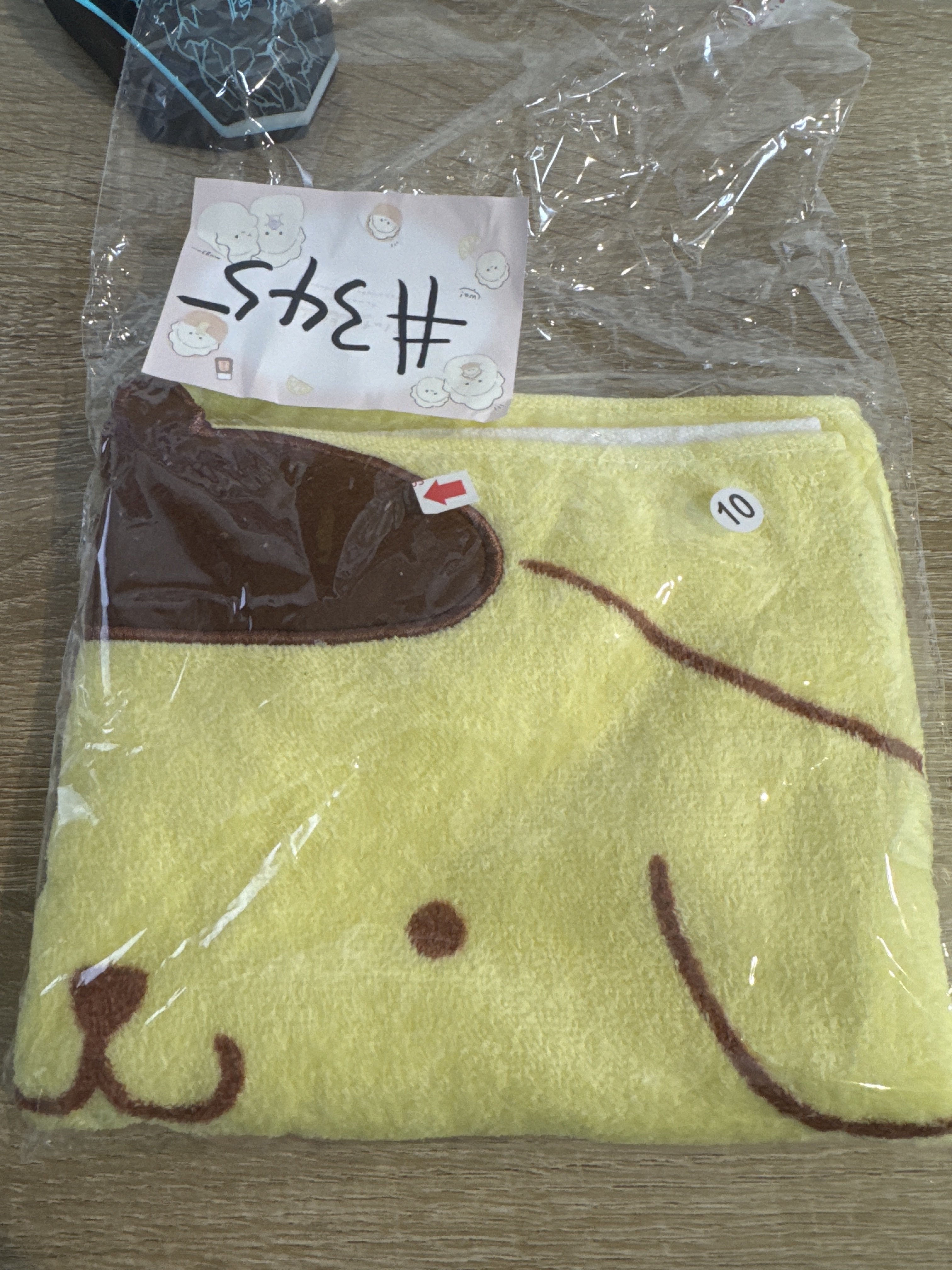 Sanrio 布甸狗 毛巾 瑕#345