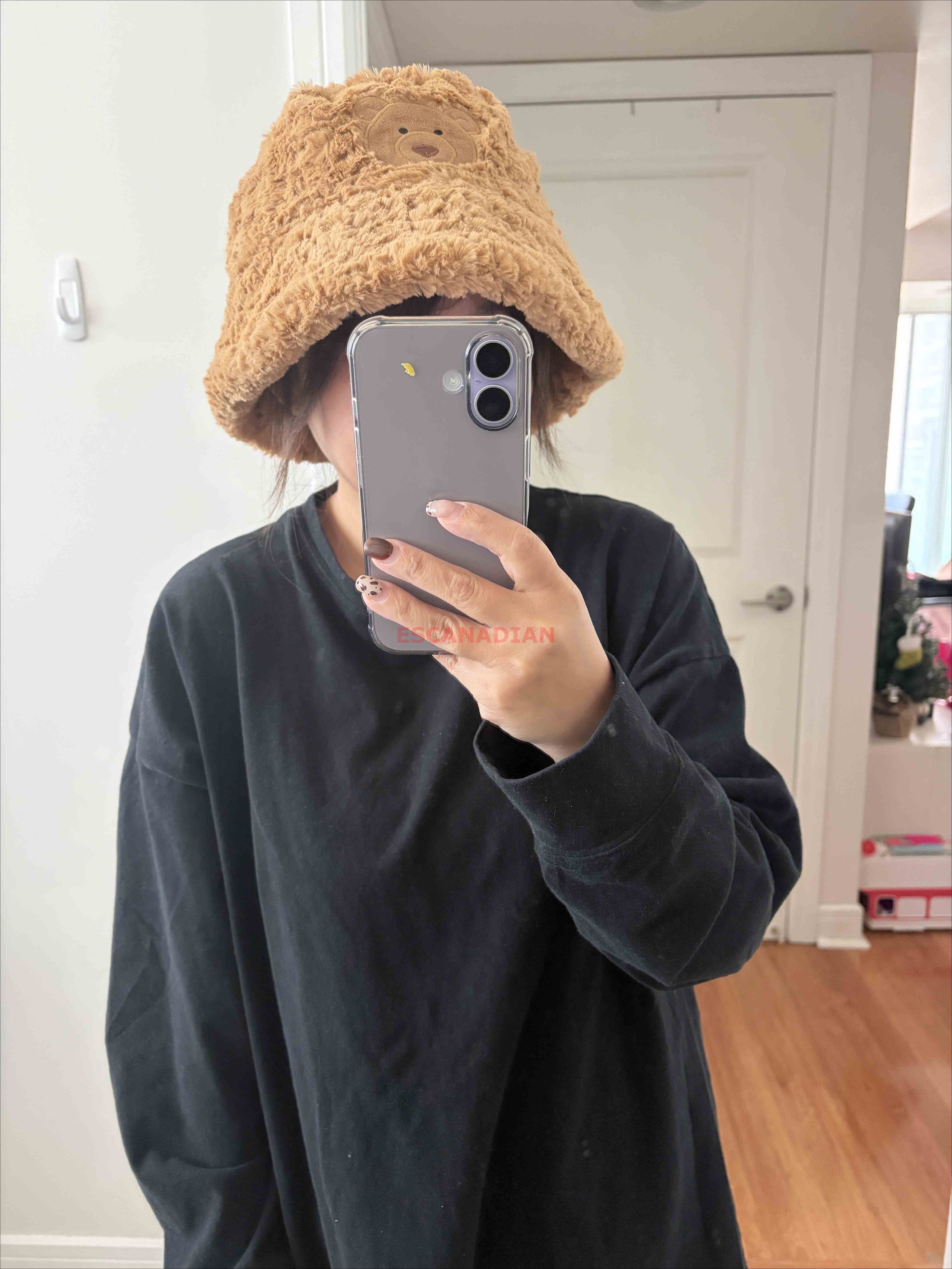 JellyCat 熊熊 毛茸茸 造型 漁夫帽