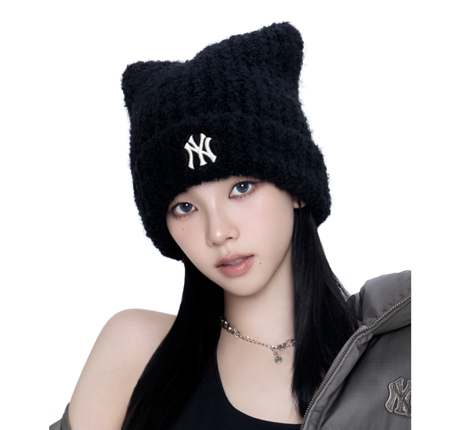 MLB X Karina 卡寶貓咪毛帽 (4色)