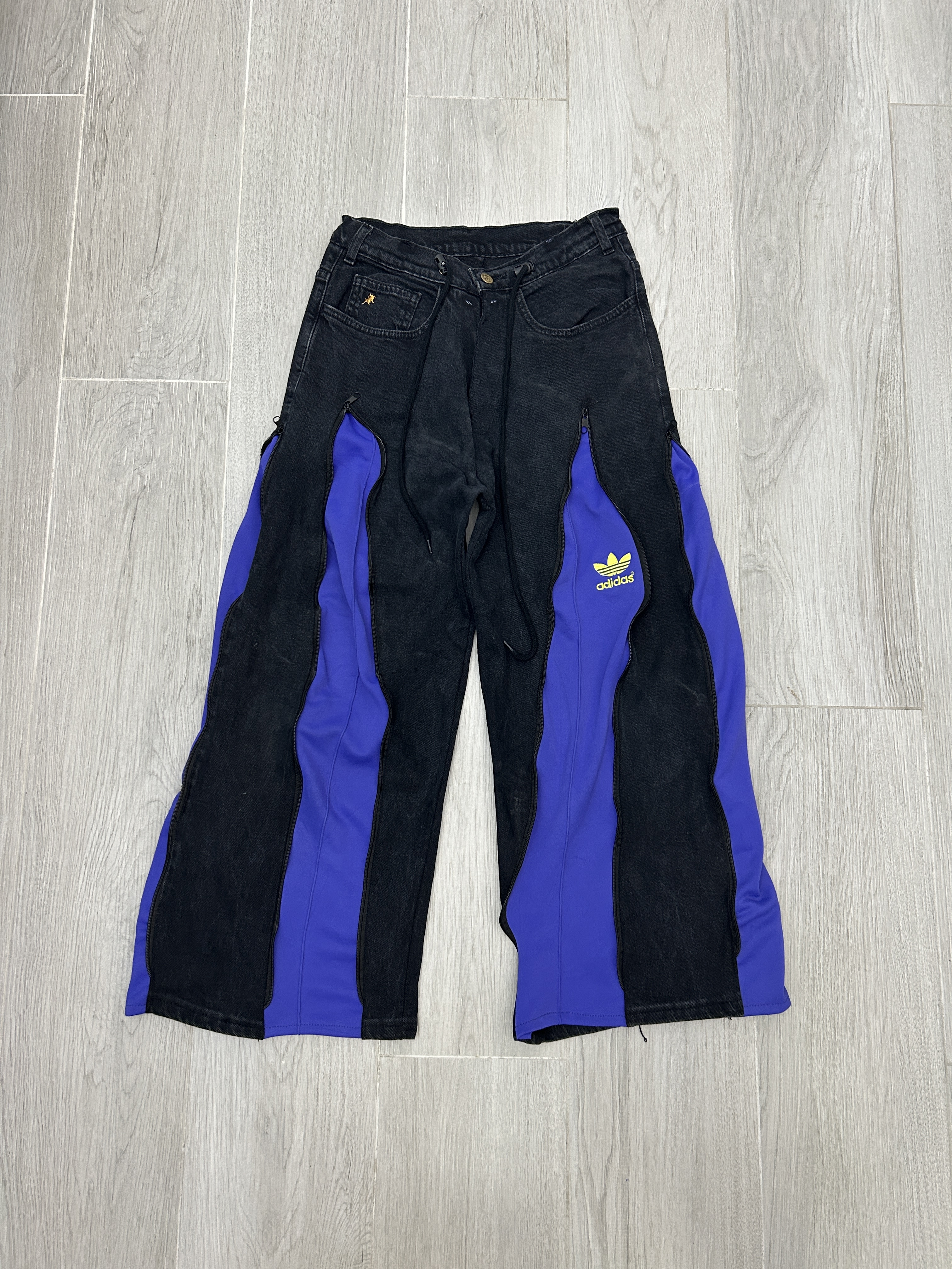 【現貨】泰國REMAKE 拉鏈併布長褲