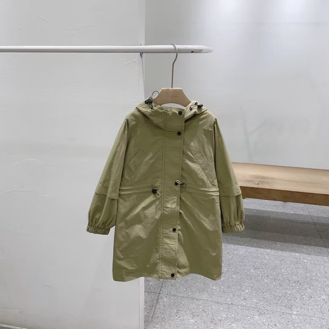 A03219設計師品牌抽繩風衣