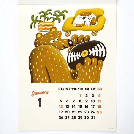 OKATAOKA 露營熊 2026掛曆｜日本Greeting Life