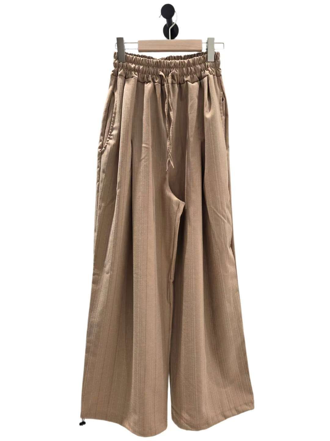 直紋圖案鬆身褲 P3191