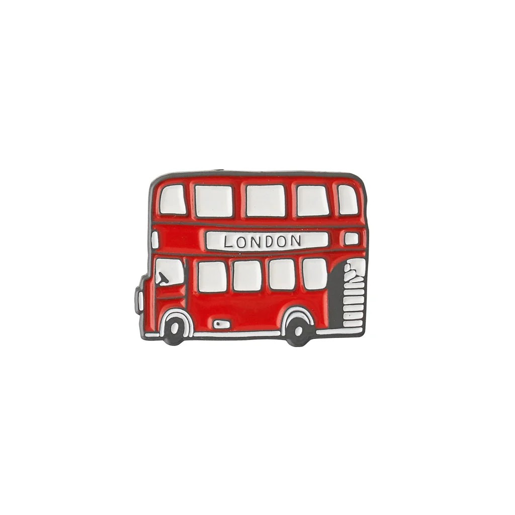 1VE1026-072 VICTORIA EGGS London Bus Enamel Pin Badge #PIN01 (D-EU-E)