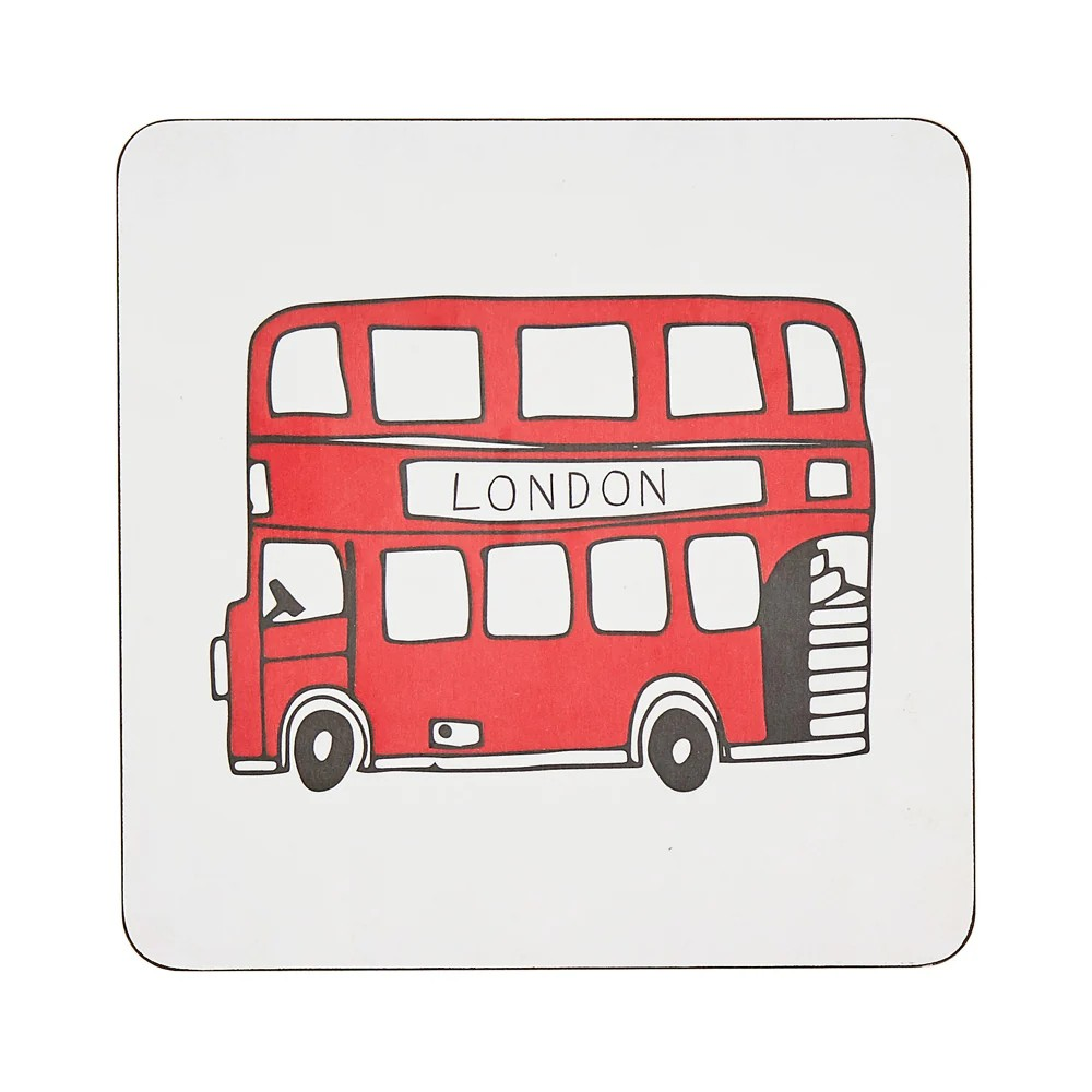 1VE1026-077 VICTORIA EGGS Simply London Bus Pot Stand #PS01 (D-EU-E)