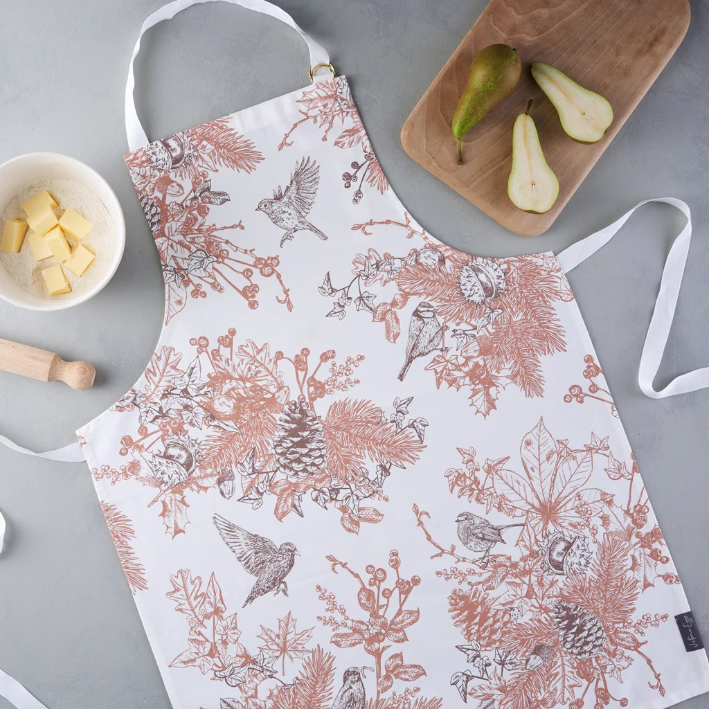 1VE1026-091 VICTORIA EGGS Autumn Garden Apron #AP40 (D-EU-E)