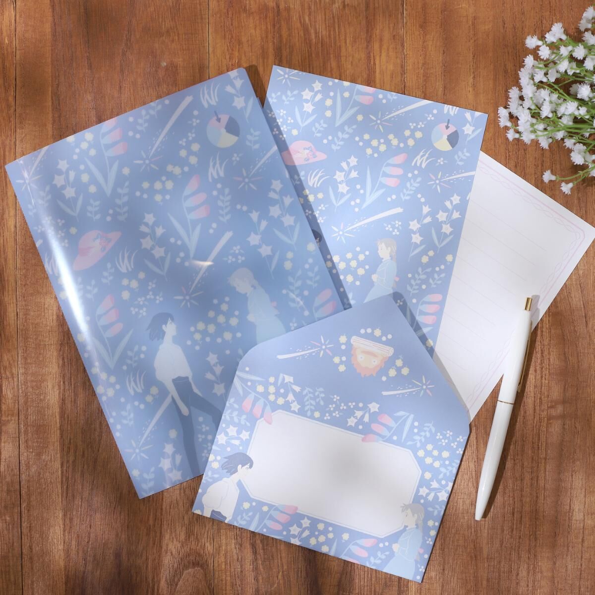 文件夾迷你信封信紙組 霍爾的移動城堡