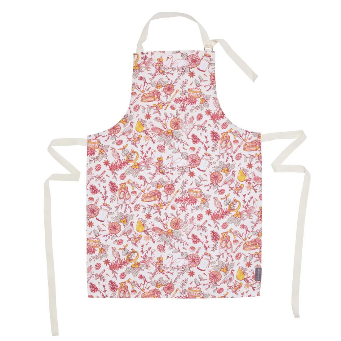 1VE1026-103 VICTORIA EGGS Twelve Days of Christmas Apron #AP45 (D-EU-E)