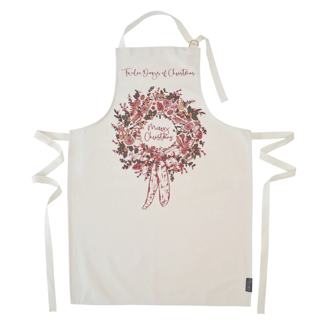 1VE1026-104 VICTORIA EGGS Two Turtle Doves Apron #AP47 (D-EU-E)