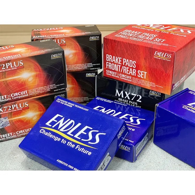 ENDLESS MX72 PLUS 來令片 TOYOTA GR86 BREMBO 前四後二卡鉗