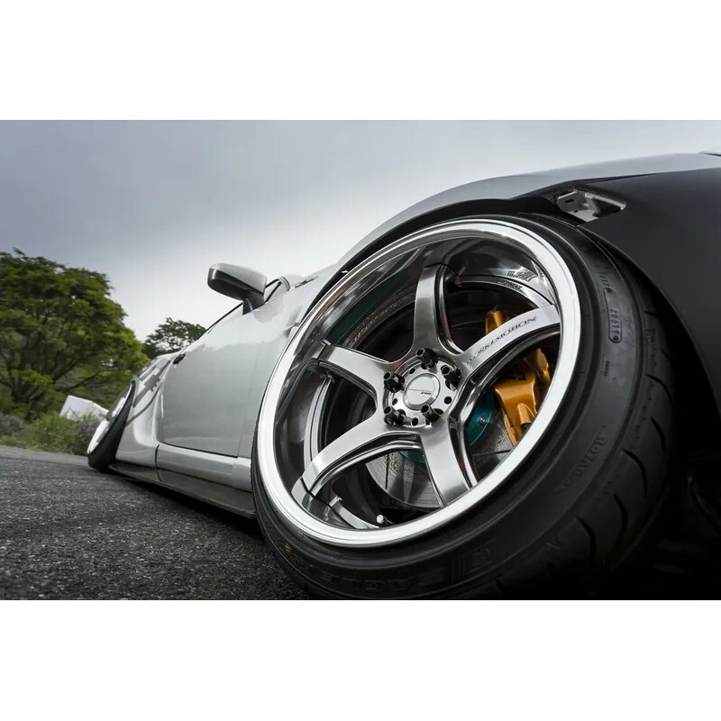 WORK EMOTION 中心蓋(高-銀圈銀面)