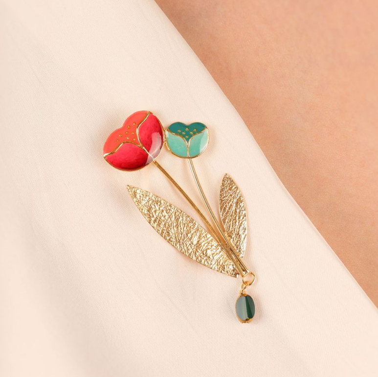 Taratata Crocus Brooch - H24-02206-20M