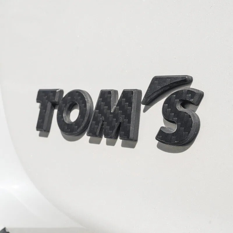 TOM'S CARBON 立體標誌 車標