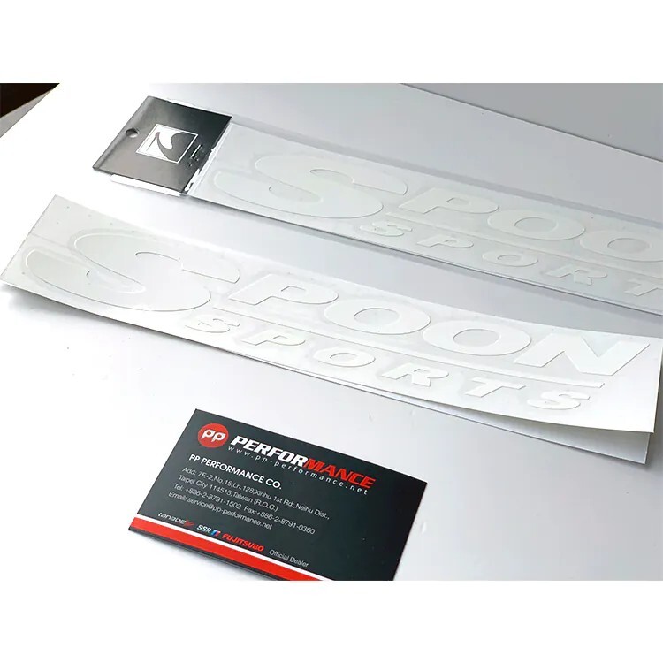 SPOON SPORTS LOGO 貼紙(黑字) H40mm x W250mm