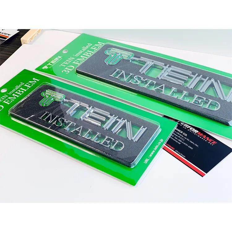 TEIN INSTALLED 3D立體標誌