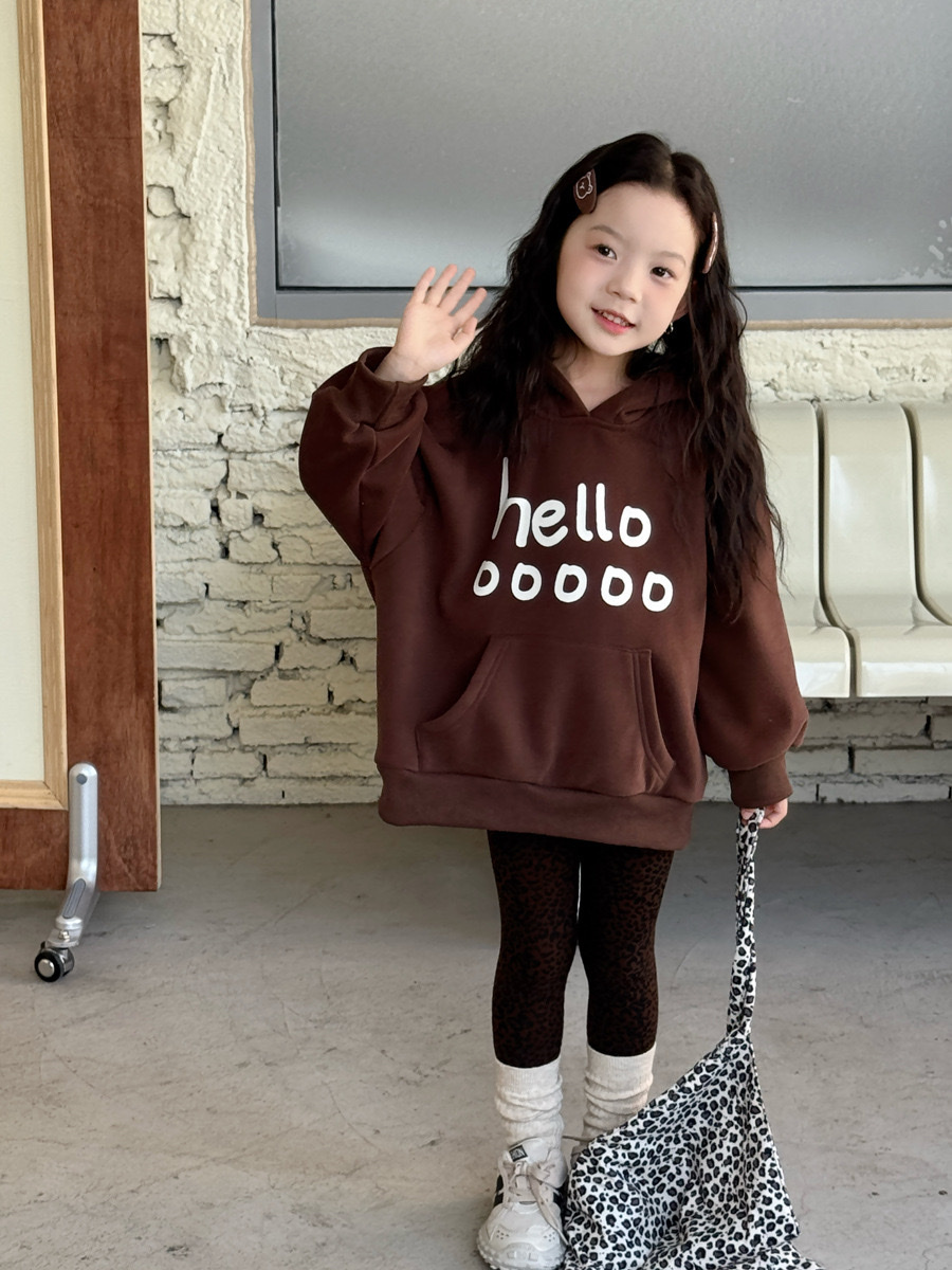 薄絨豹紋高腰內搭褲