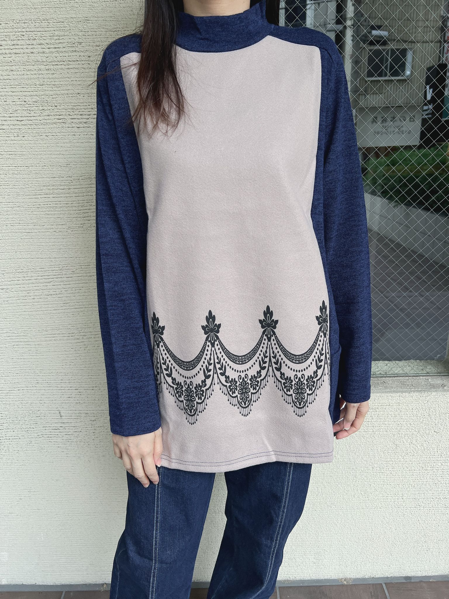 FY 下 絲印圖案拼布TOP