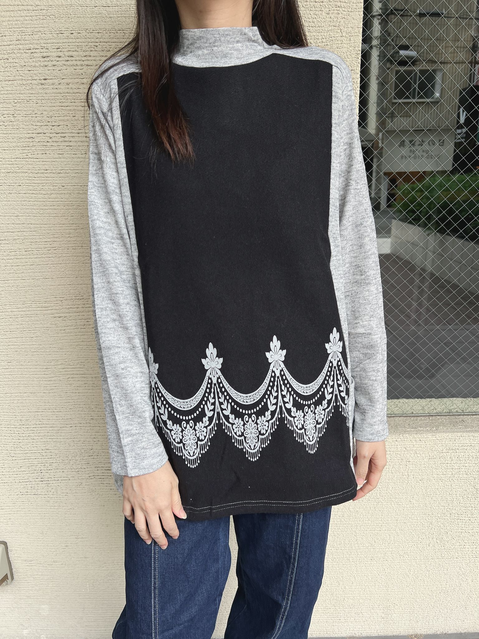 FY 下 絲印圖案拼布TOP