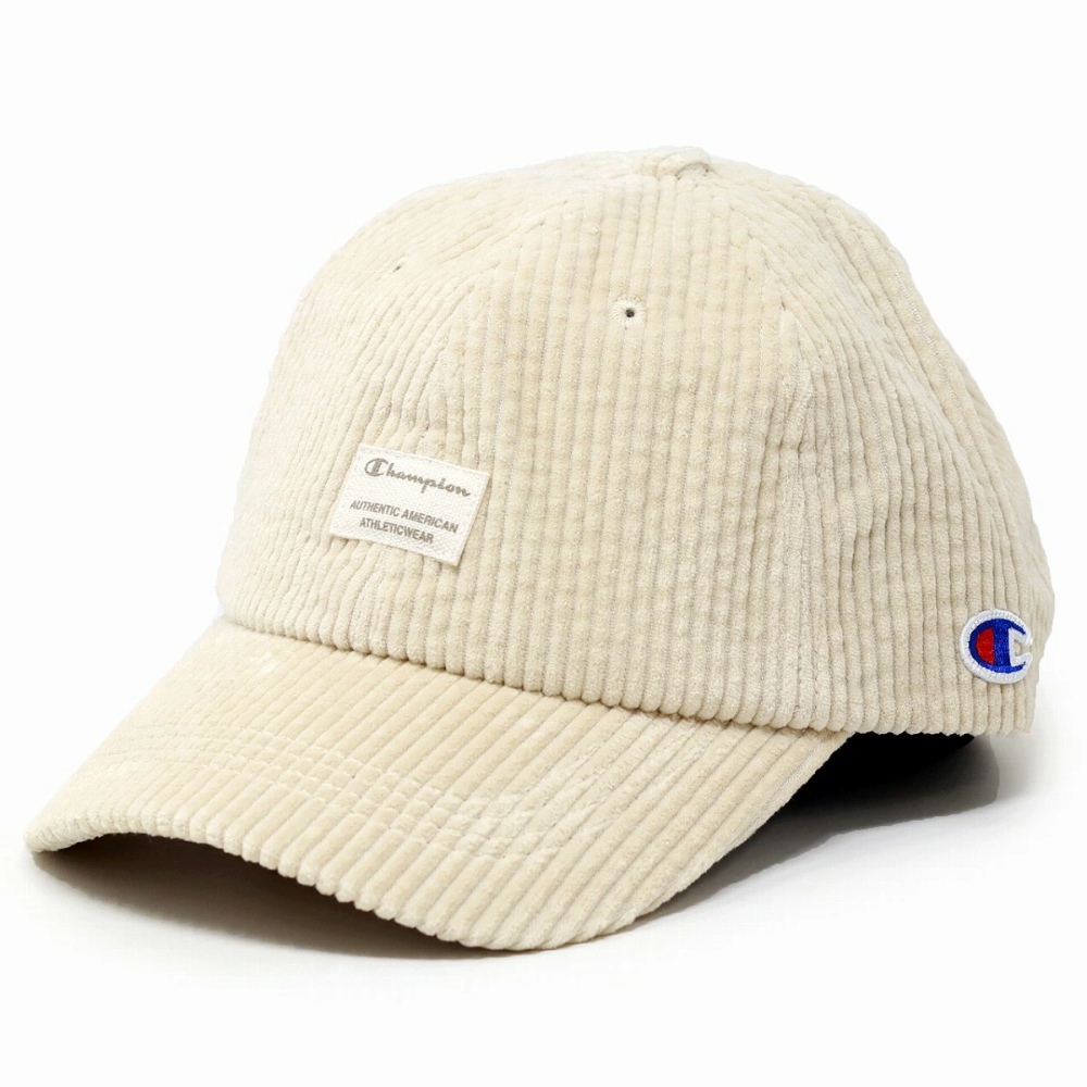 中性-HY燈芯絨刺繡棒球帽-象牙色（381-0093-IVORY）