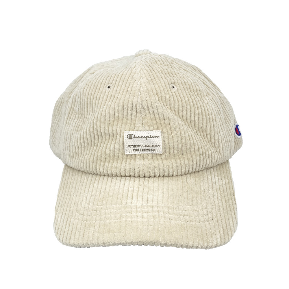 中性-HY燈芯絨刺繡棒球帽-象牙色（381-0093-IVORY）