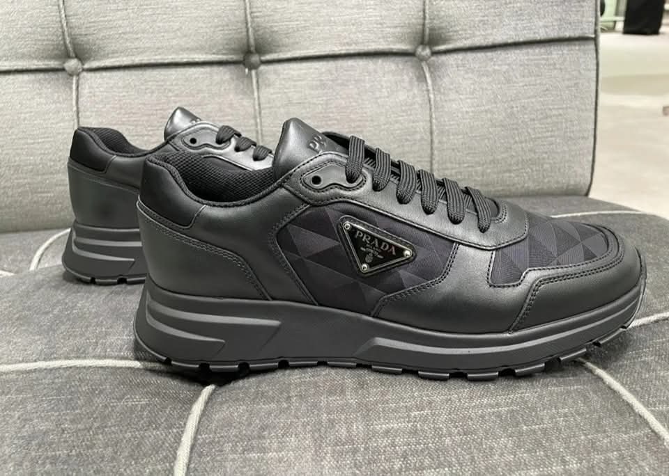 Prada 黑色 男裝 休閒鞋