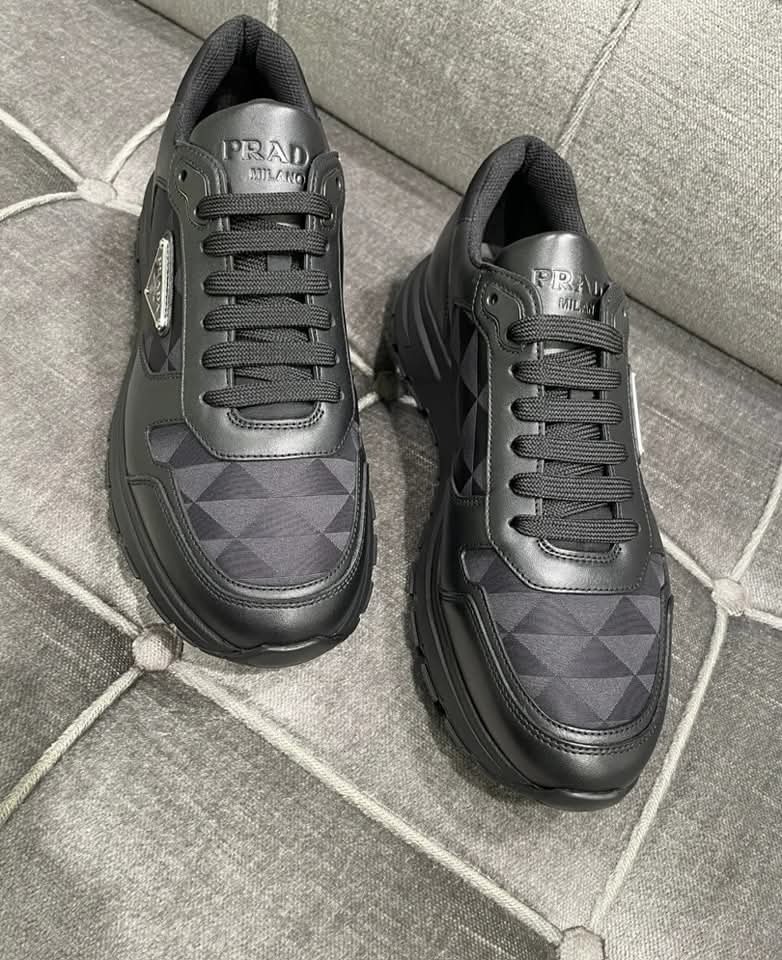 Prada 黑色 男裝 休閒鞋