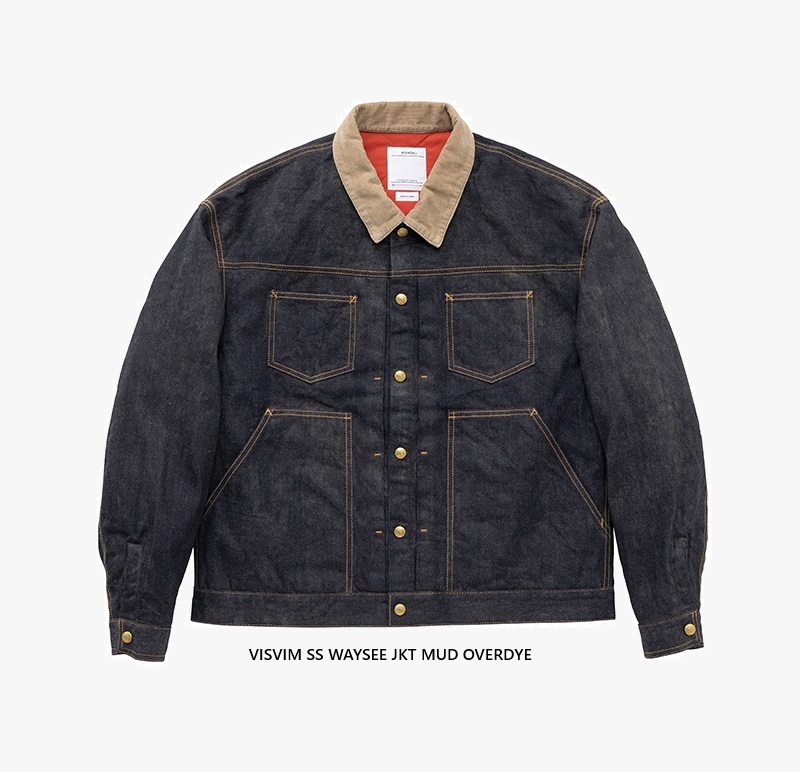 RE-STOCK: VISVIM SOCIAL SCULPTURE WAYSEE JKT MUD OVERDYE *泥染 - PRE ORDER ITEM (預訂中)