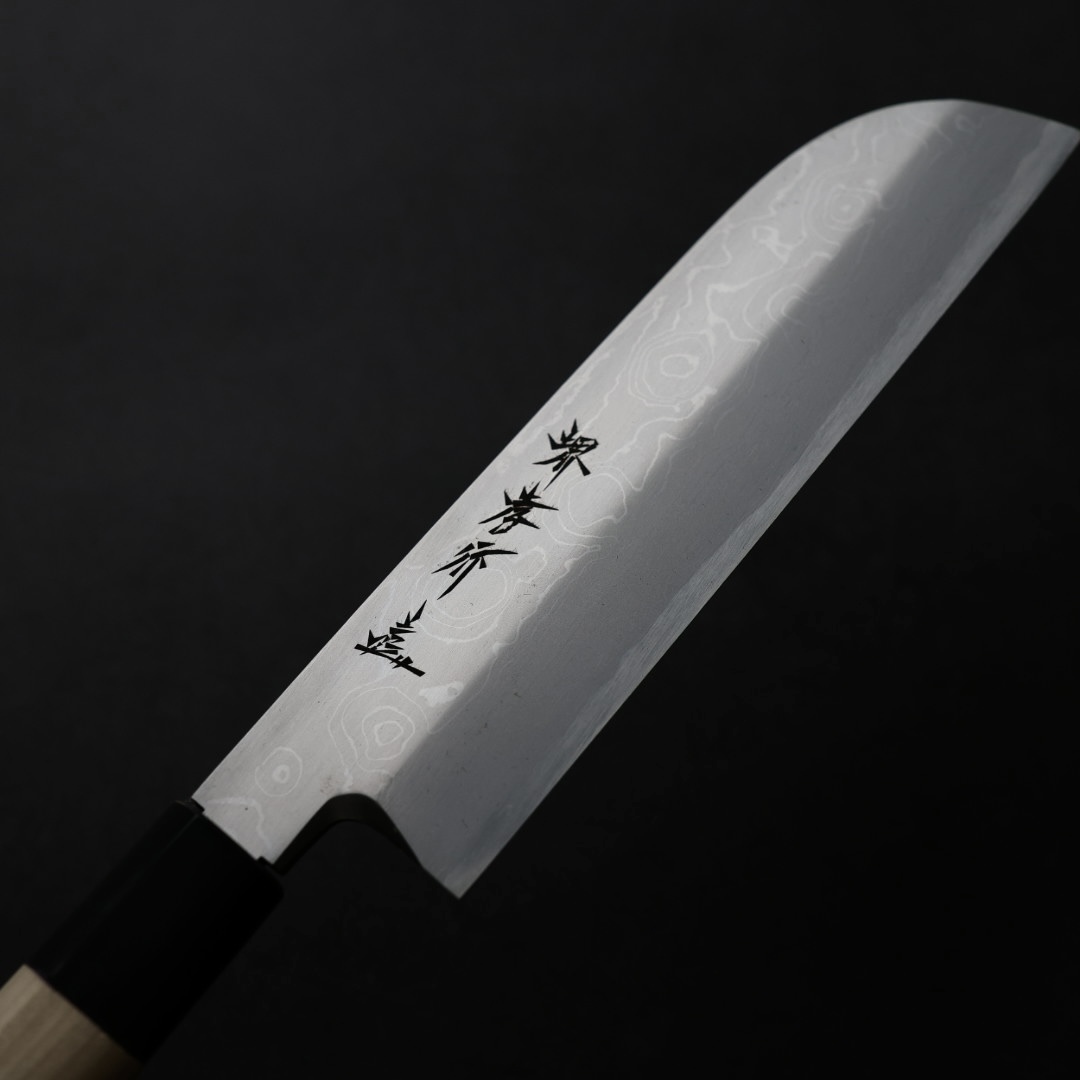 堺孝行渦潮鎌薄刃180mm 白二鋼大馬士革
