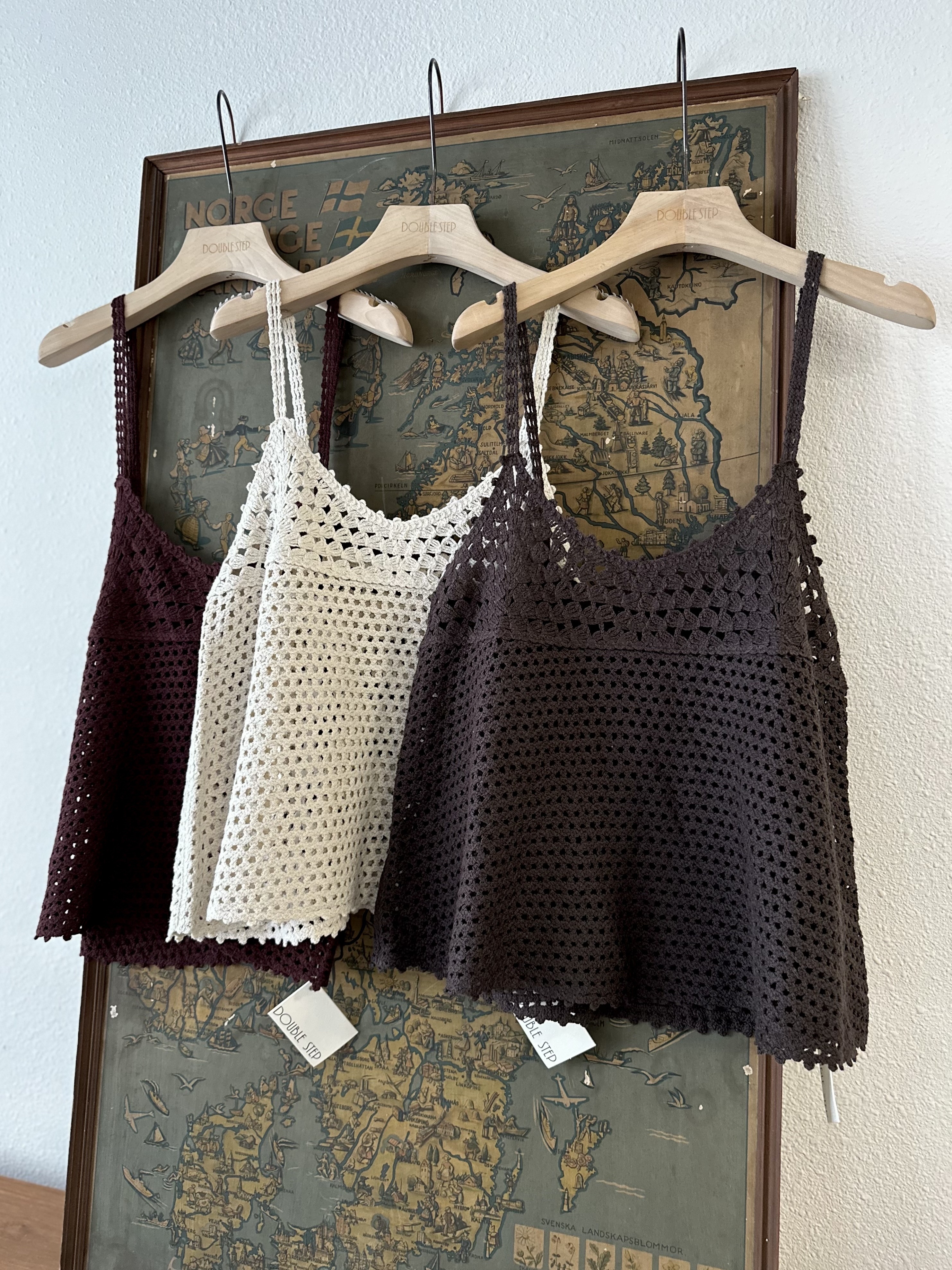 A型手鈎編織吊帶罩衣 - TT53835