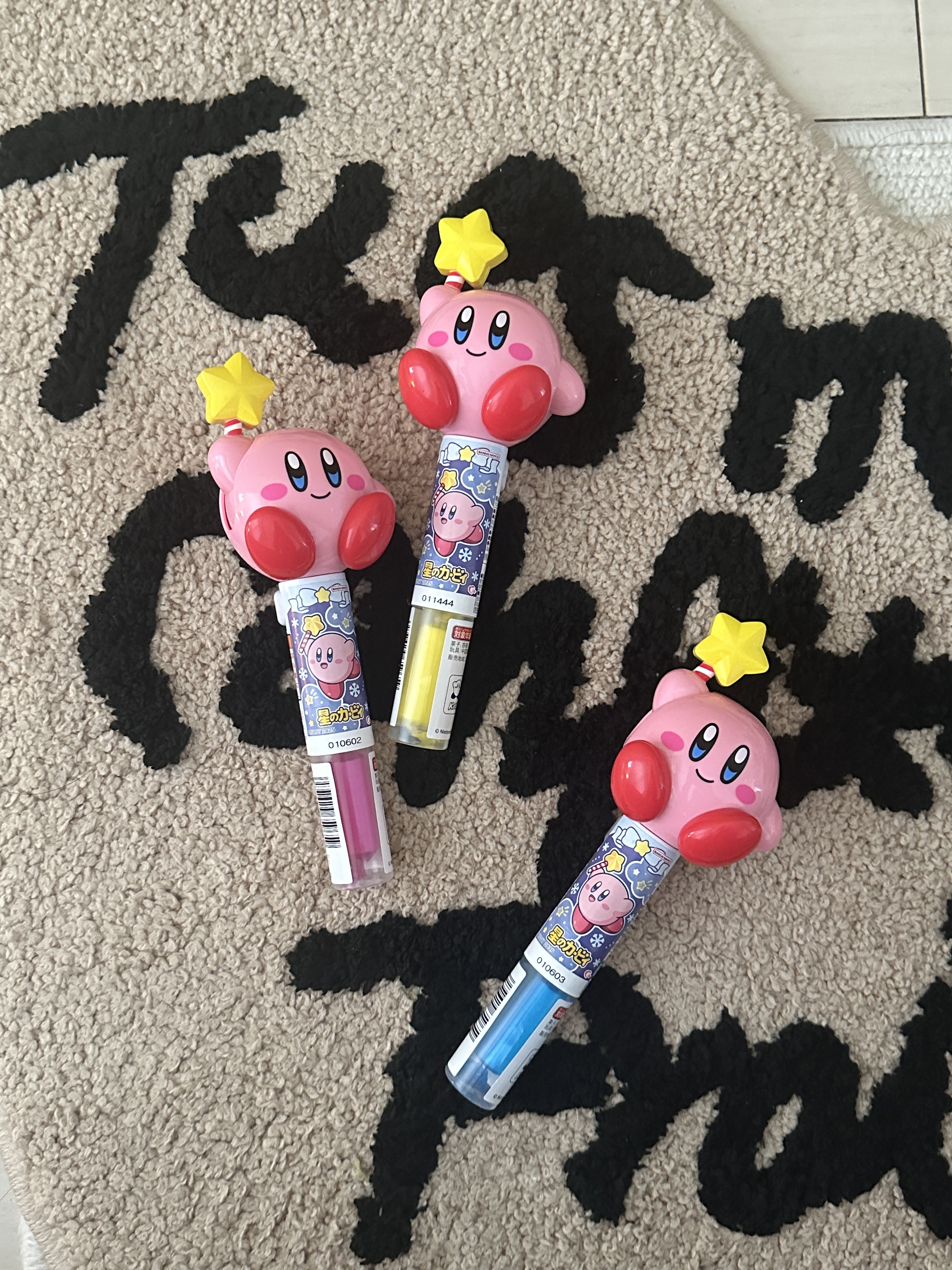 星星棒卡比按壓可動式公仔食玩