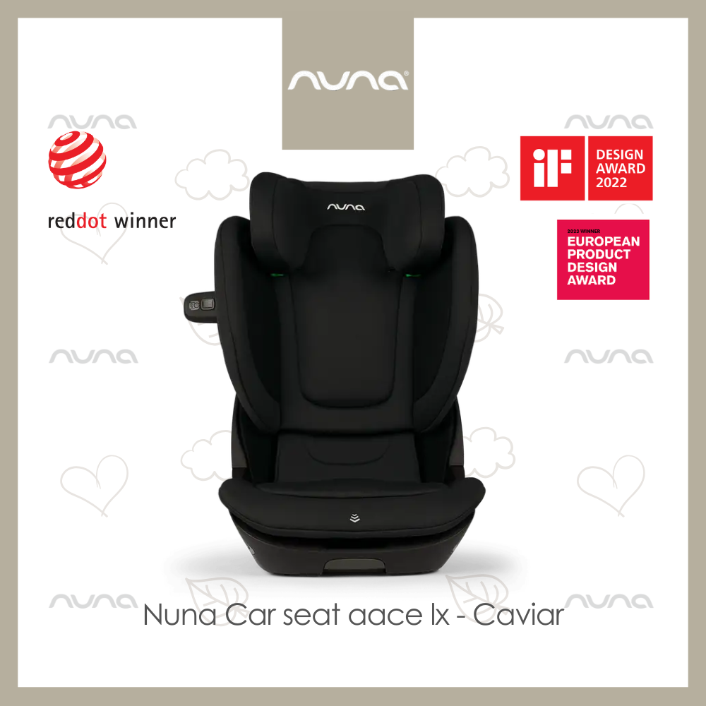 Nuna AACE LX Car Seat (R129 Full i-size 44cm 闊)-Caviar