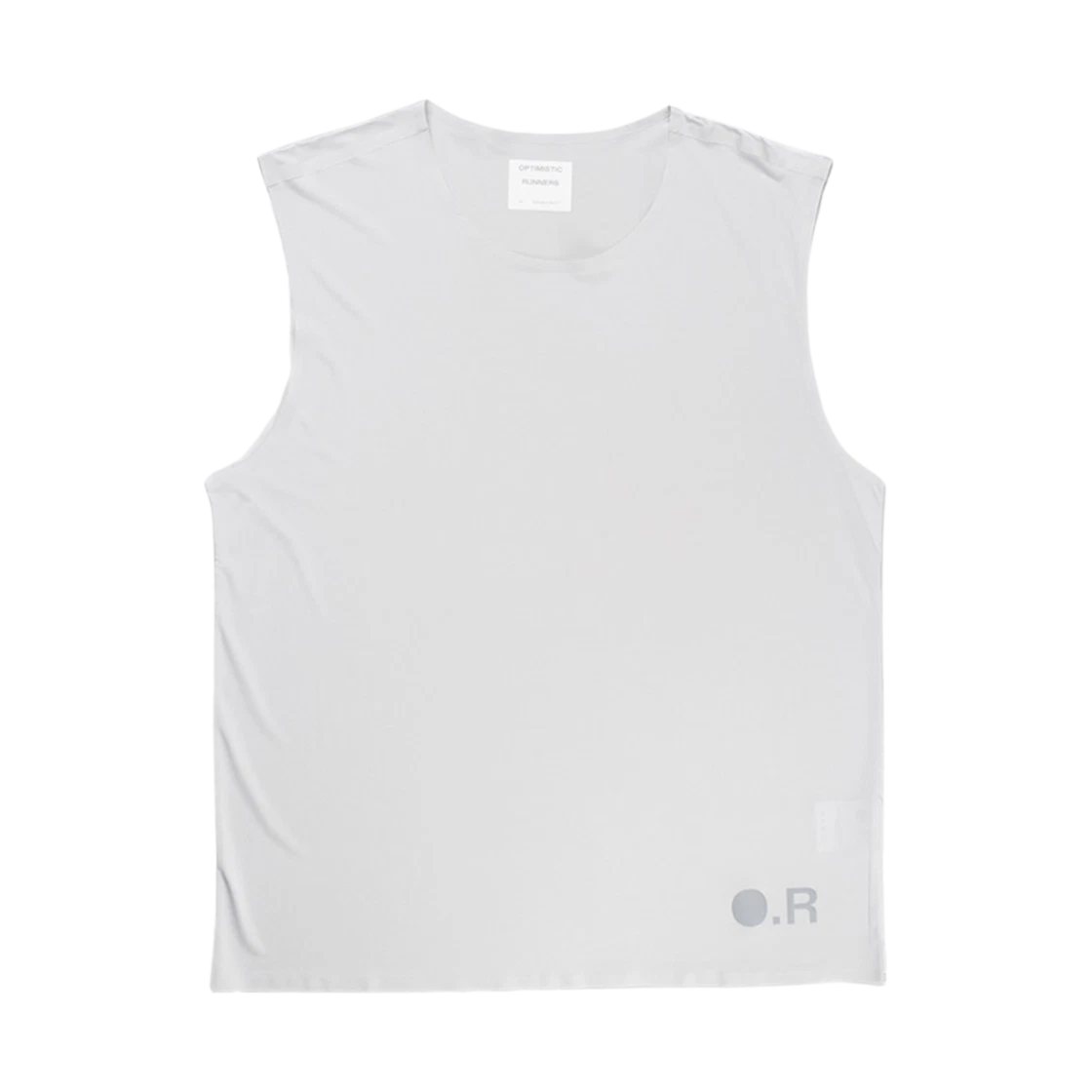 Optimistic Runners｜Recycled OR tank top "light grey"