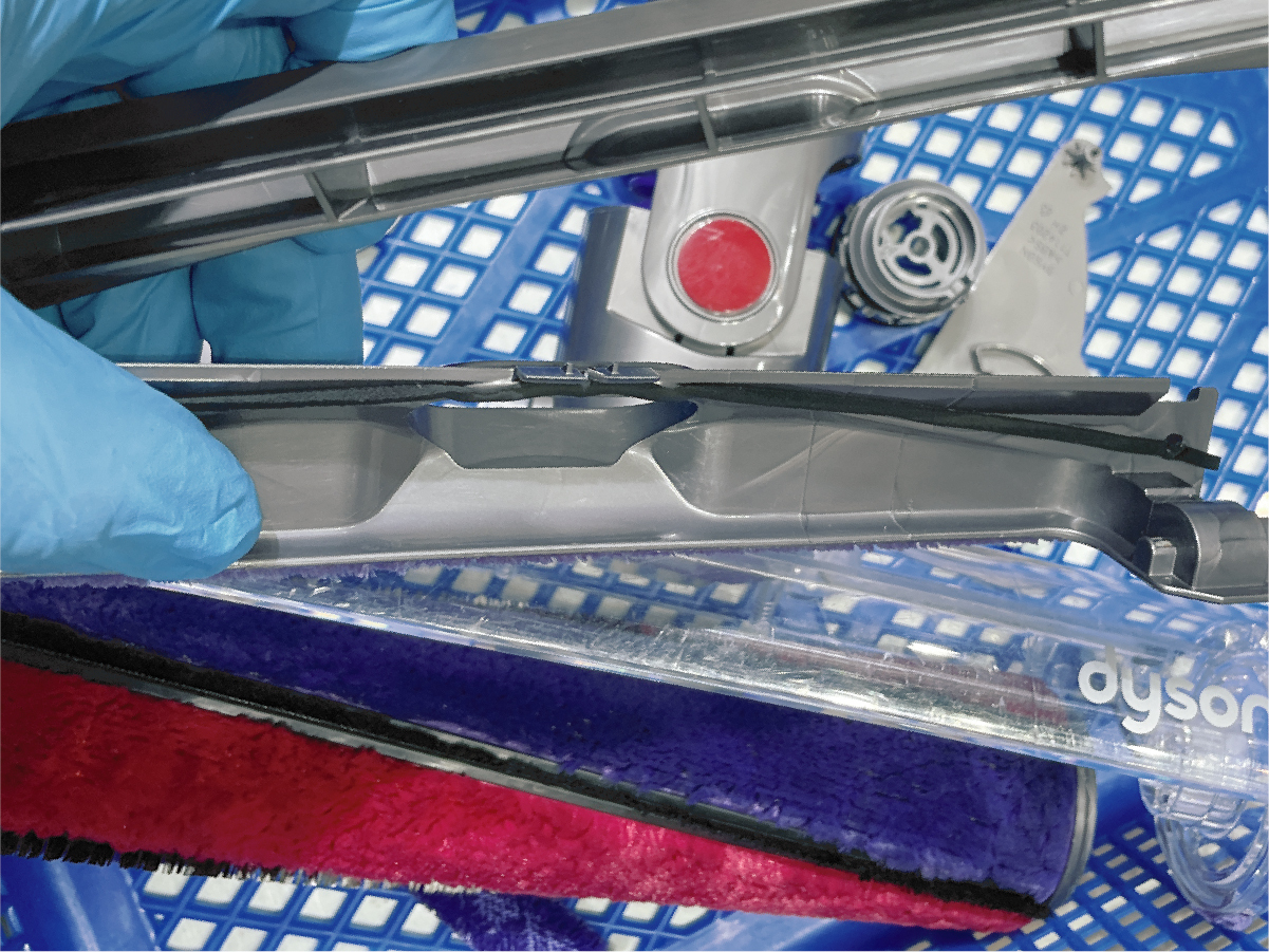 維修後 刷頭拆洗與更換齒輪軸承