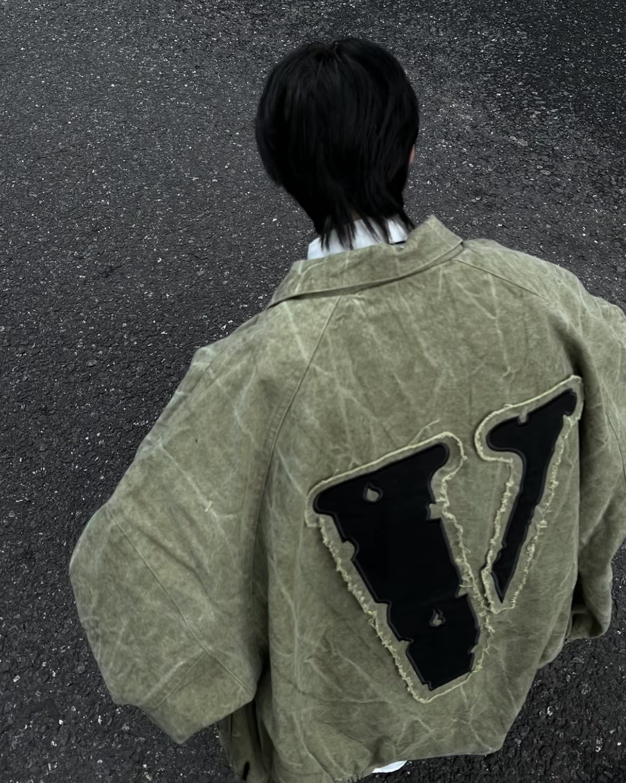 【Focus Store】預購 VLONE Big Logo Washed Bomber Jacket 水洗飛行外套 兩色