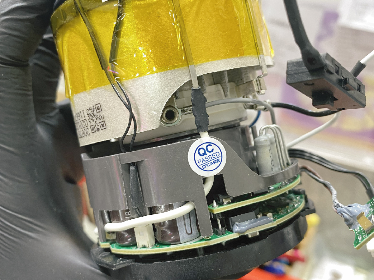 維修後更換馬達恢復運轉