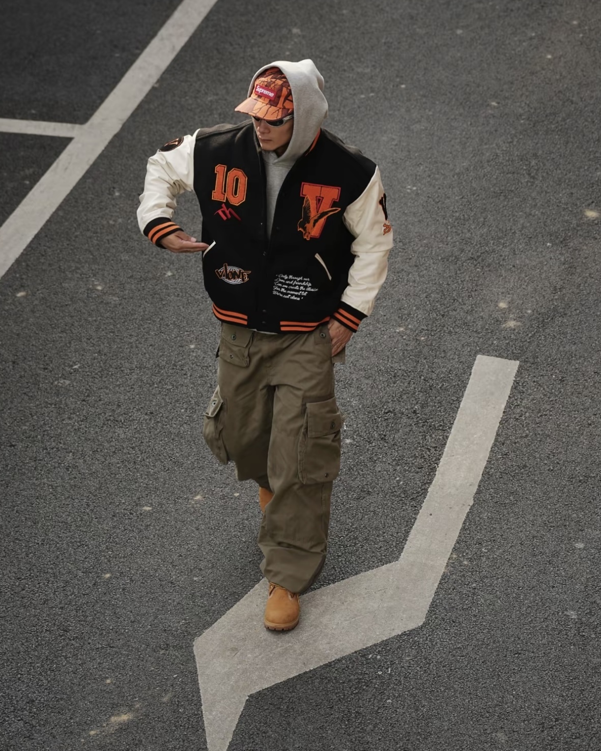 【Focus Store】預購 VLONE Embroidered Logo Varsity Jacket 刺繡棒球外套 兩色