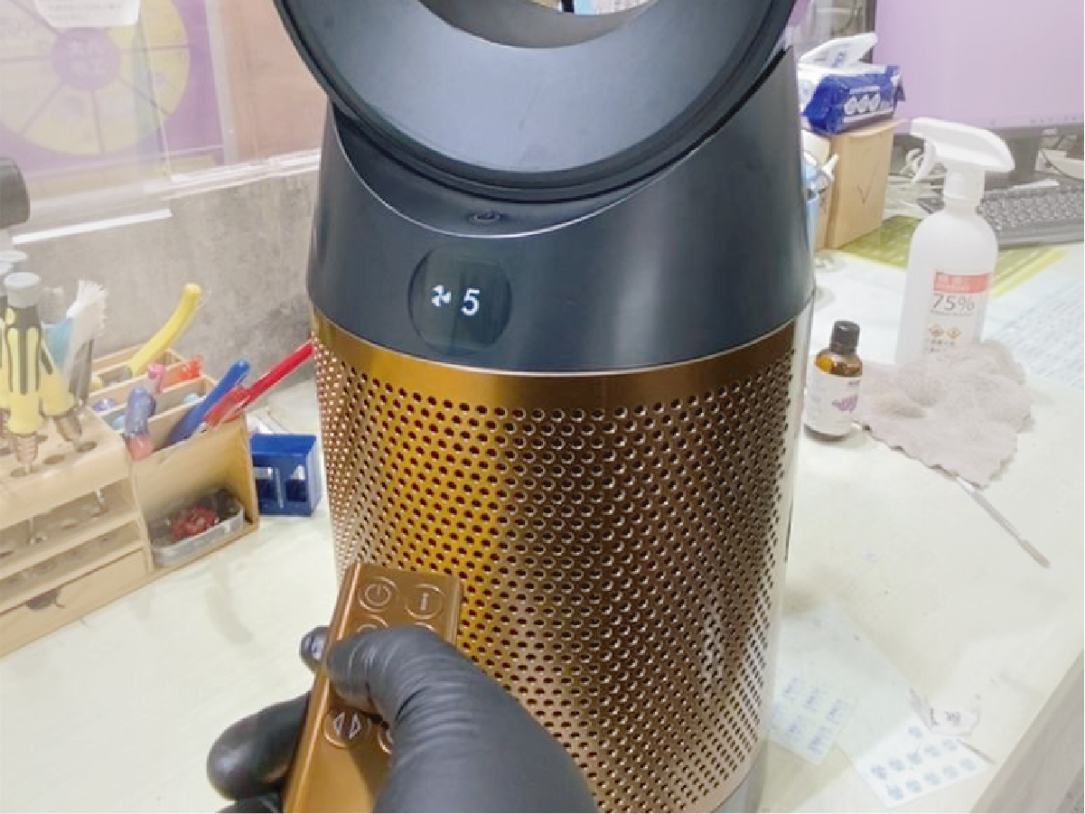 維修後 模組更換與功能測試完成