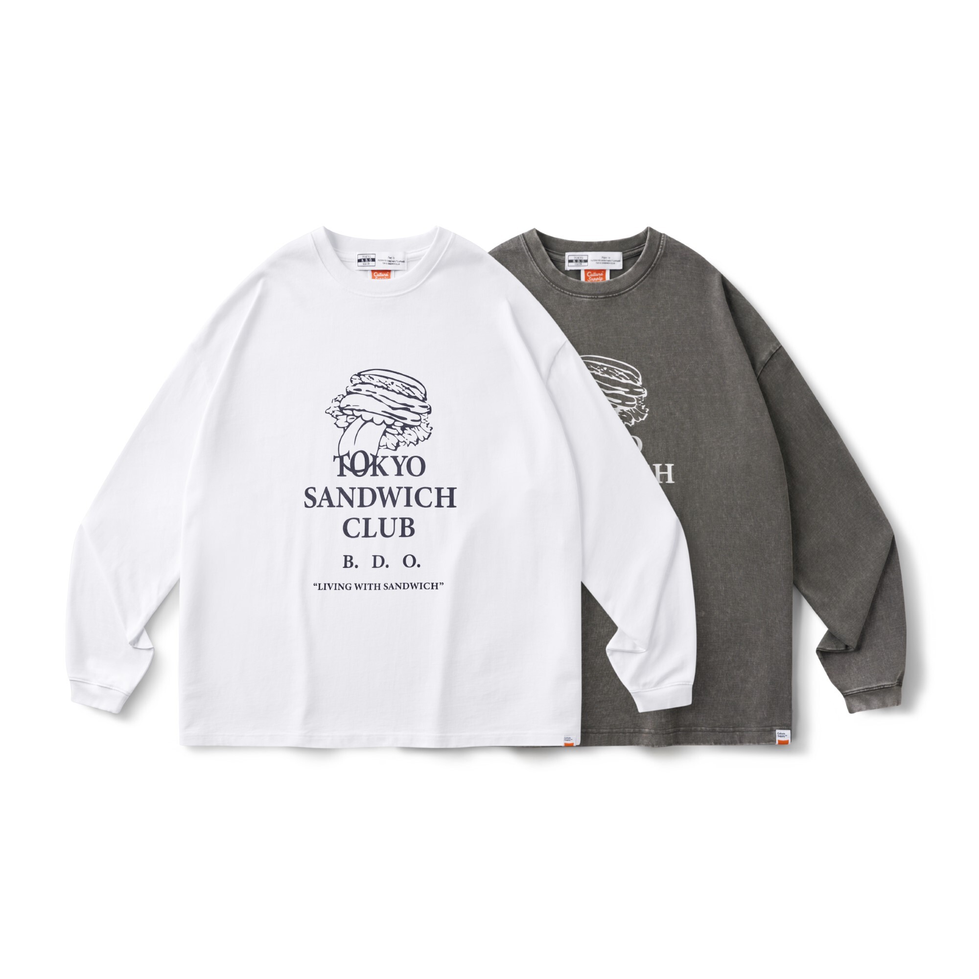 【現貨】FILTER017® Culture Supply™ TOKYO SANDWICH CLUB B.D.O. SERIES TSC Submarine Sandwich Long Sleeves Tee 潛艇三明治厚磅⻑T