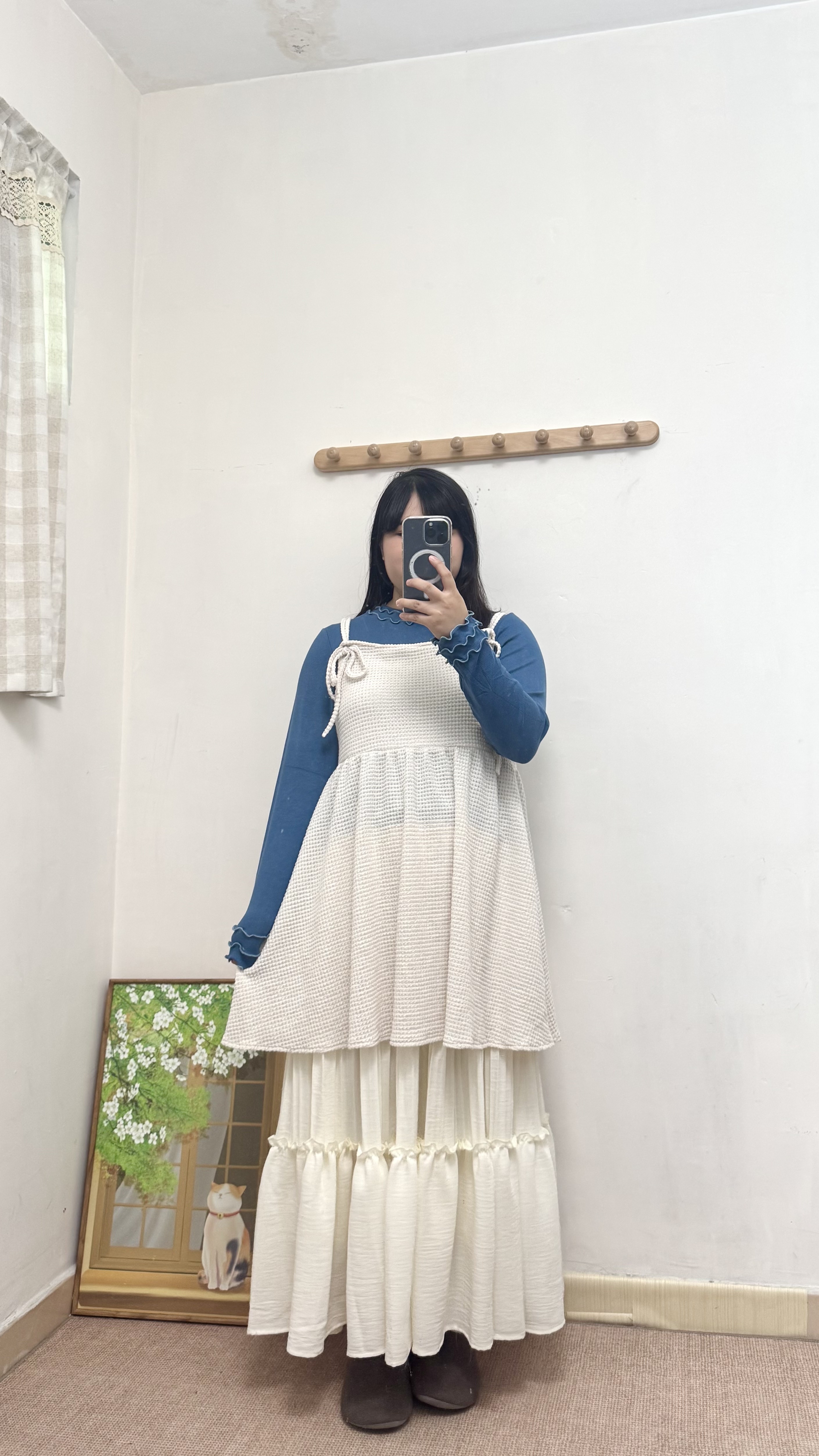 六色入！軟糯感Triple ruffle Top