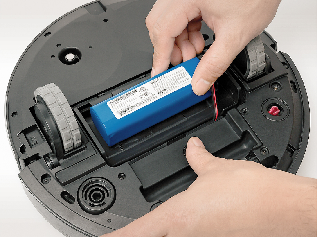 維修後 更換電池後正常出基座運作