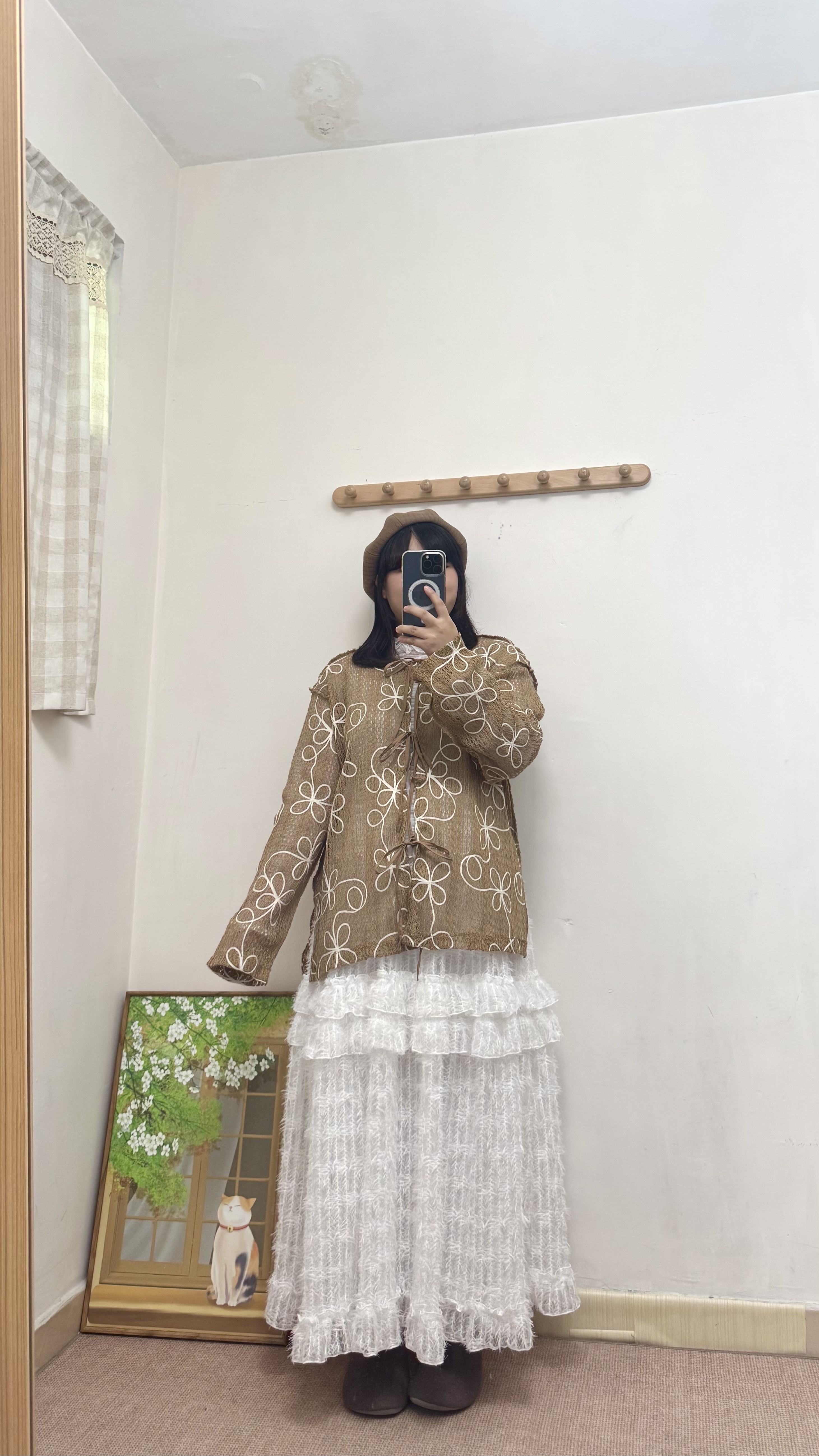 靚～花花網面外套