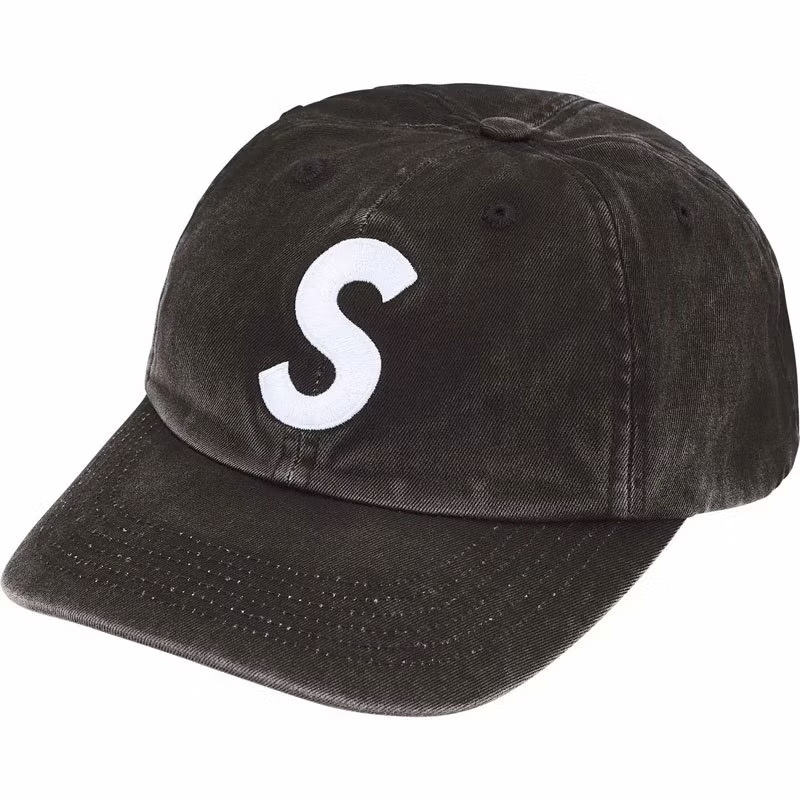 <連線代購商品>  Supreme 2025 Pigment Coated Canvas S Logo 6-Panel 水洗六分帽