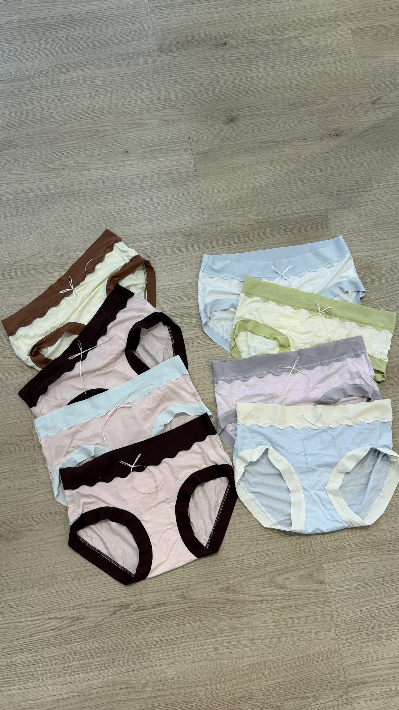 冰淇淋絲滑彈彈彈彈內褲組(8入1組) _8050