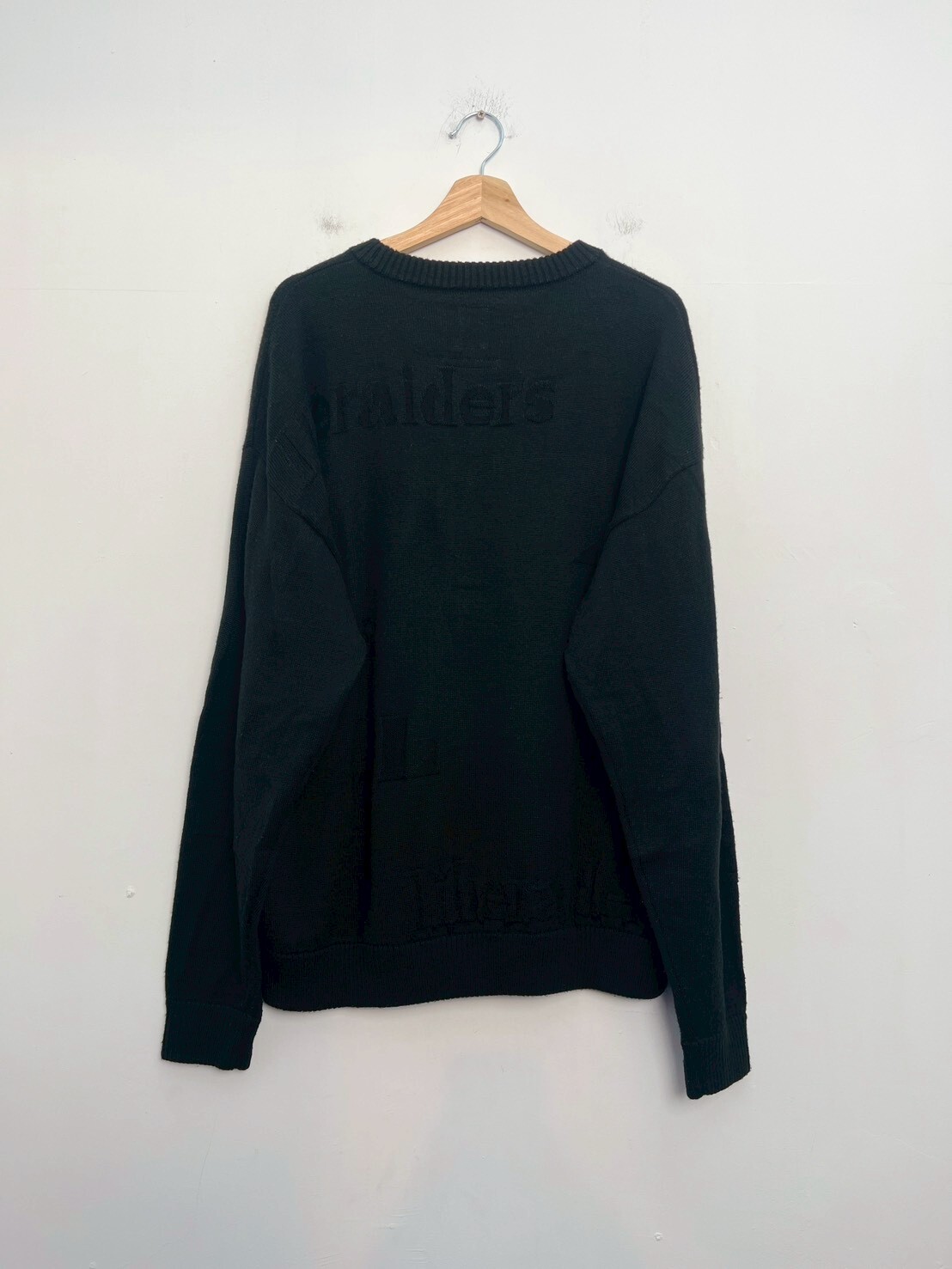 LIBERAIDERS 21F/W JACQUARD LOGO CREWNECK SWEATER SIZE L