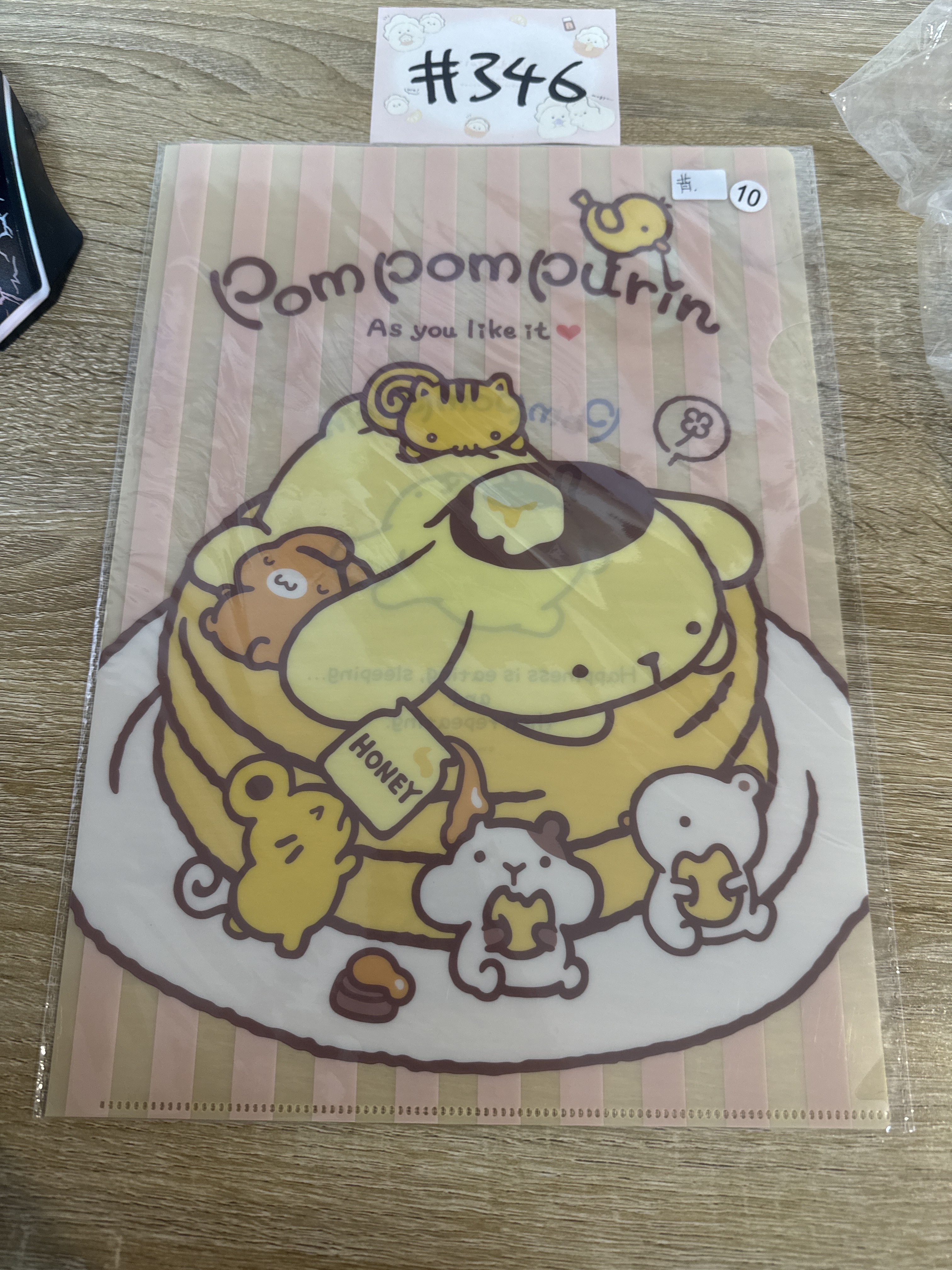 Sanrio 布甸狗 FILE 背#346