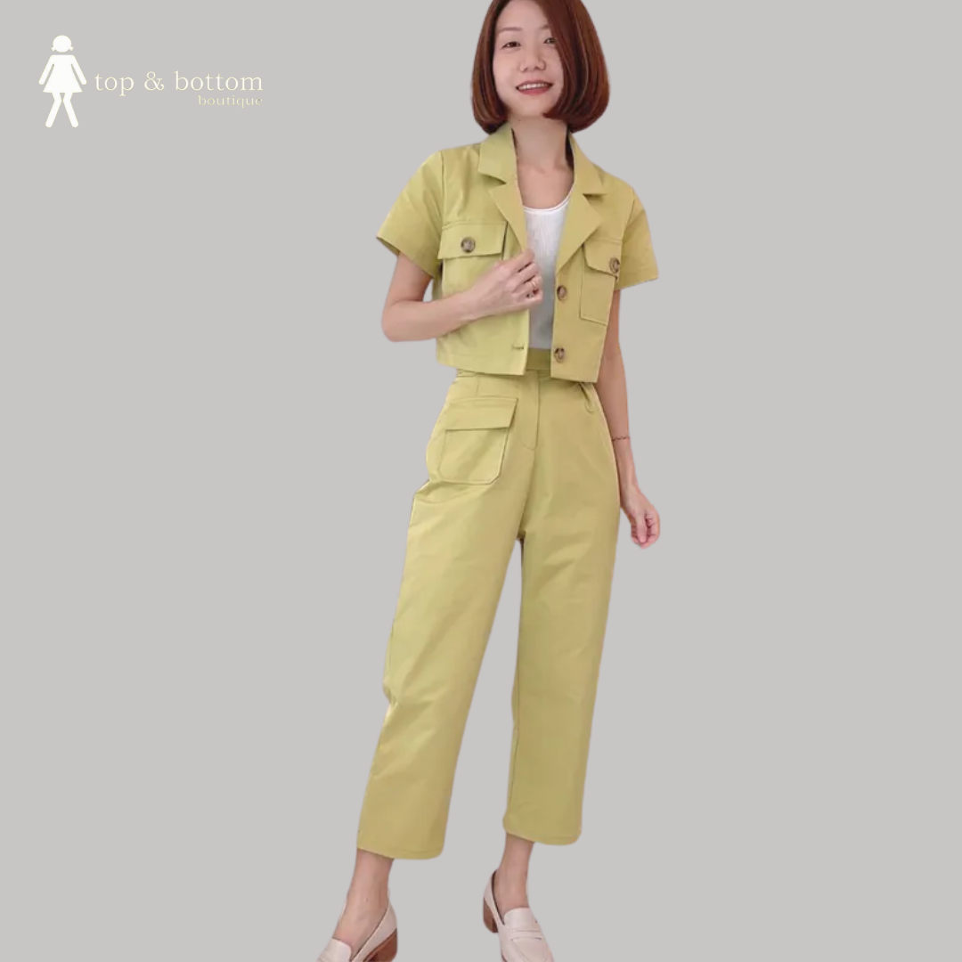 HIGH WAISTED POCKET PANT