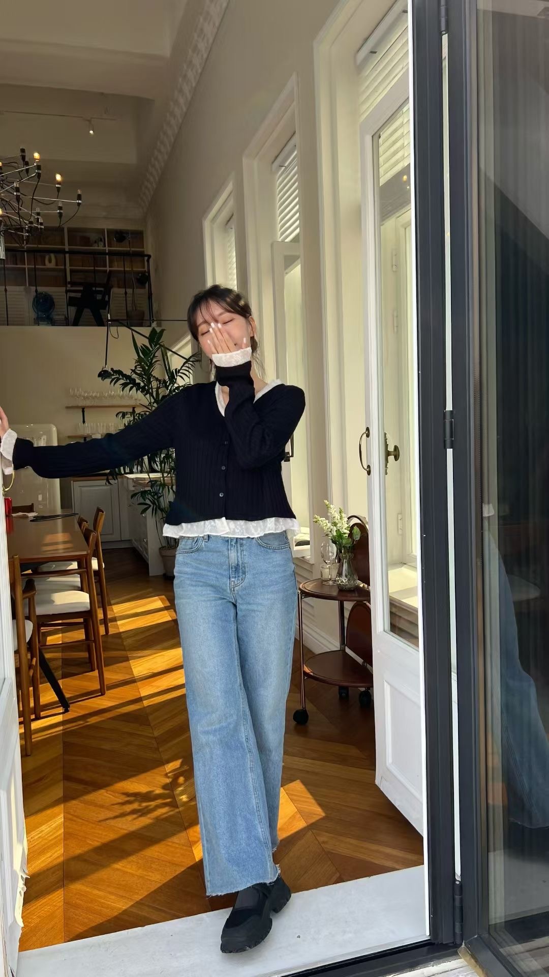 《現貨》黑色假兩件