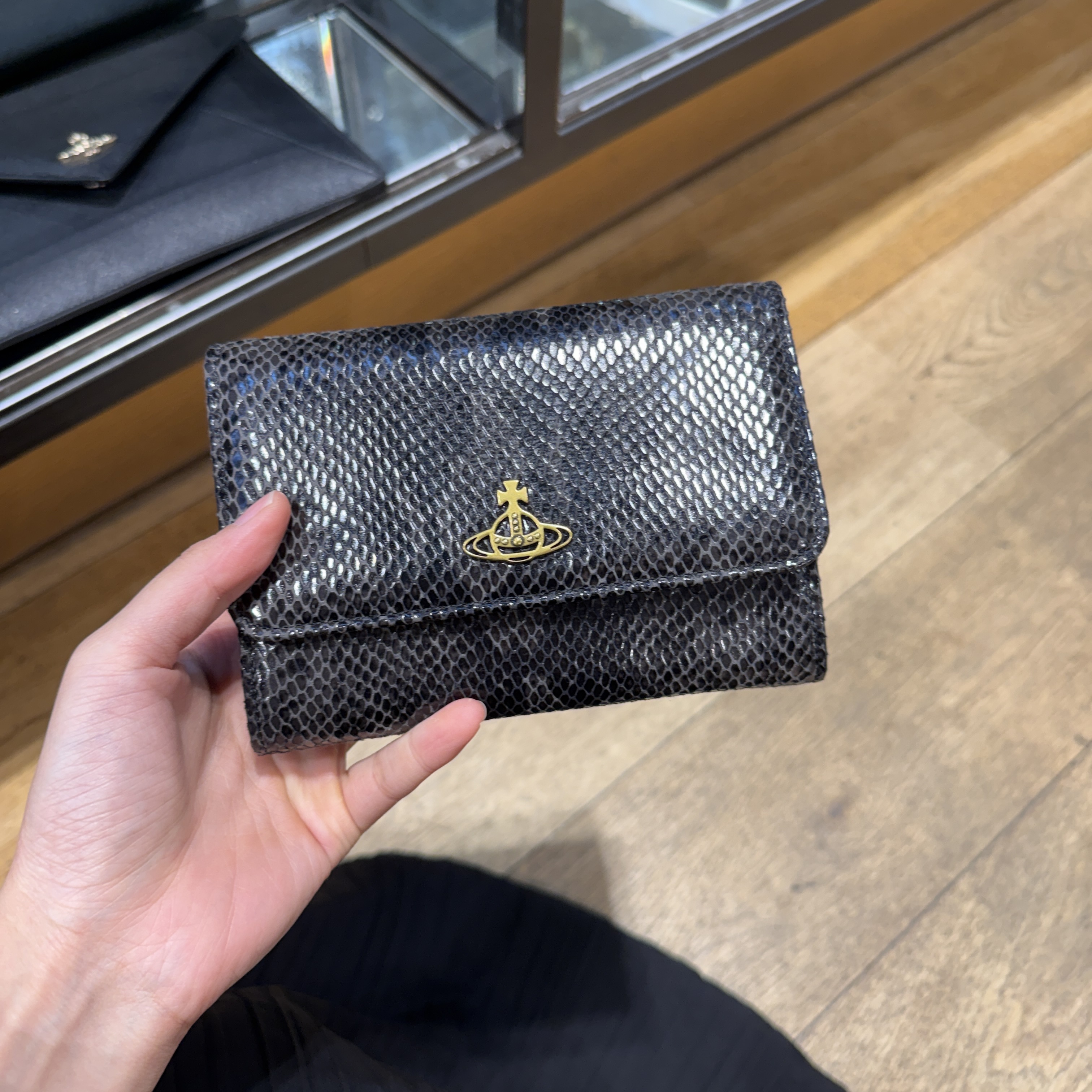 Vivienne Westwood Python Crossbody wallet on chain 3 colors