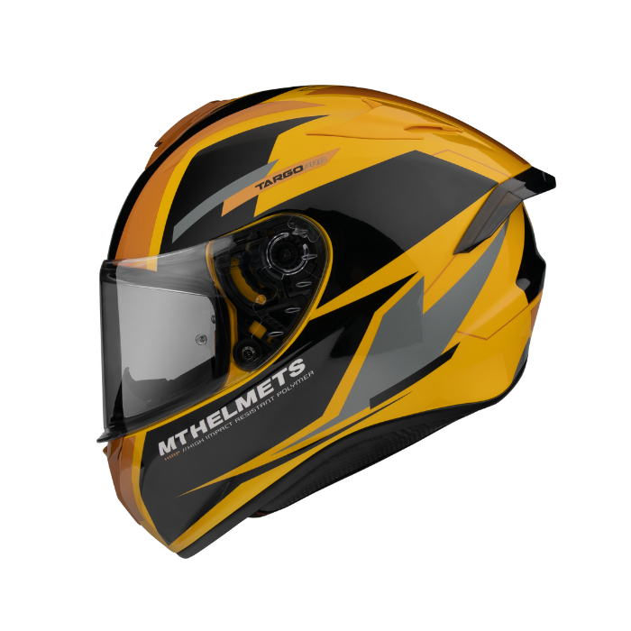 MT HELMETS TARGO PRO SOUND D3 GLOSS YELLOW 亮面